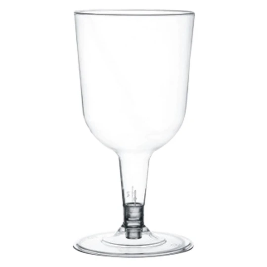 Lot de 4 verres à vin 17 cl en plastique réutilisable