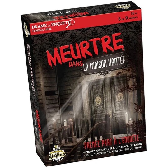 Jeu Meurtre maison Hantée - Drame et Enquête