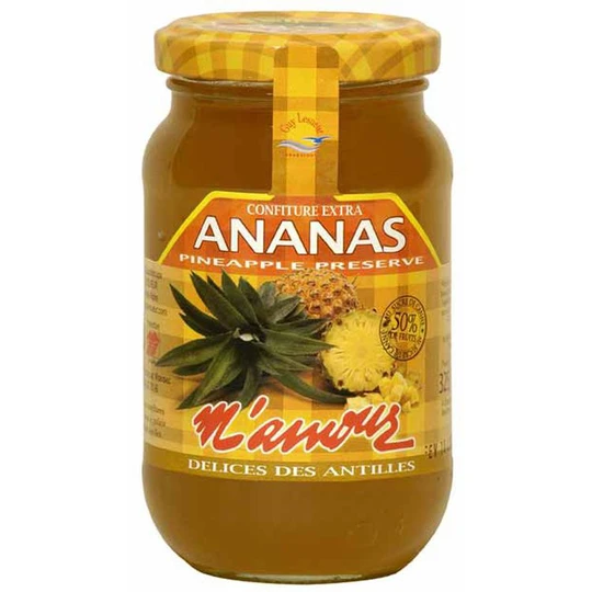 M'Amour confiture d'ananas 325g