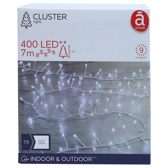 Guirlande Extérieure 400 LED Blanc Froid 10 m
