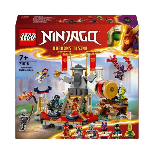 Ninjago 71818 -  L'Arène de Combat du Tournoi - Jouet d'Action Ninja Pour Garçons et Filles de 7 Ans et Plus - Jeu d'Aventures