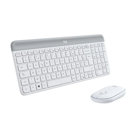 Ensemble clavier azerty et souris sans fil MK470 - Blanc