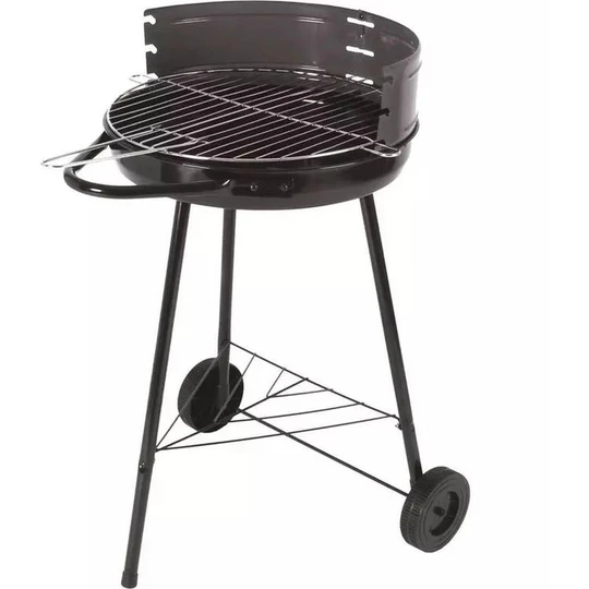 Barbecue charbon rond - Acier - 50.5x50x70cm