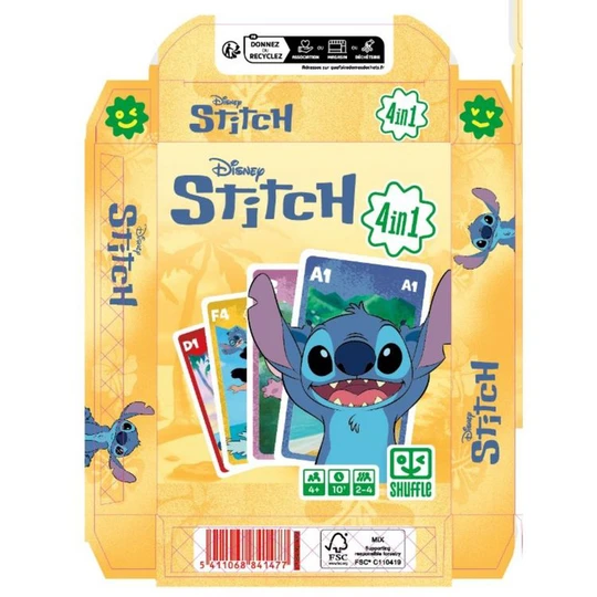 Jeu de Famille Stitch 4 en 1