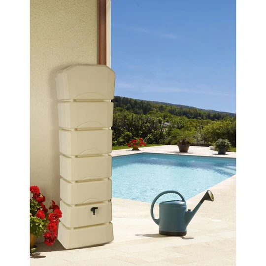 Récupérateur d'eau mural Beige - 300L - LATITUDE