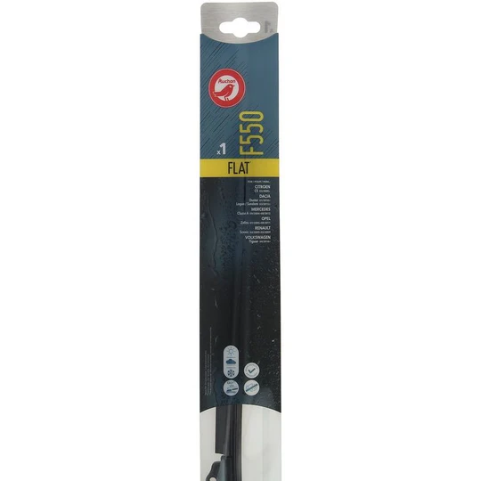 Balai d'essuie-glace plat F550 55cm pour CITROËN DACIA MERCEDES OPEL RENAULT VOLKSWAGEN