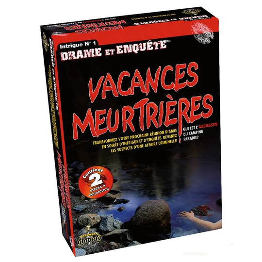 Jeu Vacances Meurtrières Drame et Enquête
