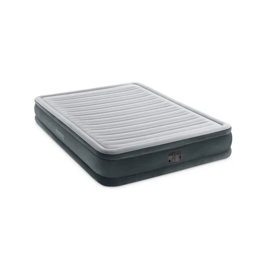 Matelas gonflable de camping électrique - 2 personnes - 203x152x33cm - FIBER TECH