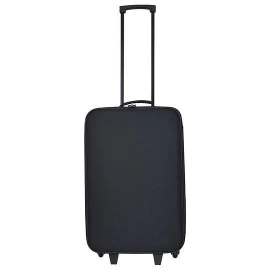 Valise souple noire 59x36x19cm