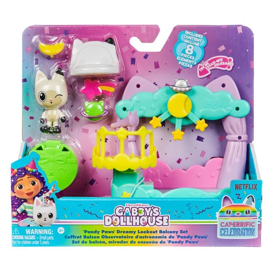Coffret Balcon Observatoire d'astronomie de "Pandy Paws" Gabby et la maison magique