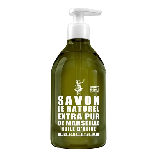 Savon liquide mains extra pur de Marseille huile d'olive