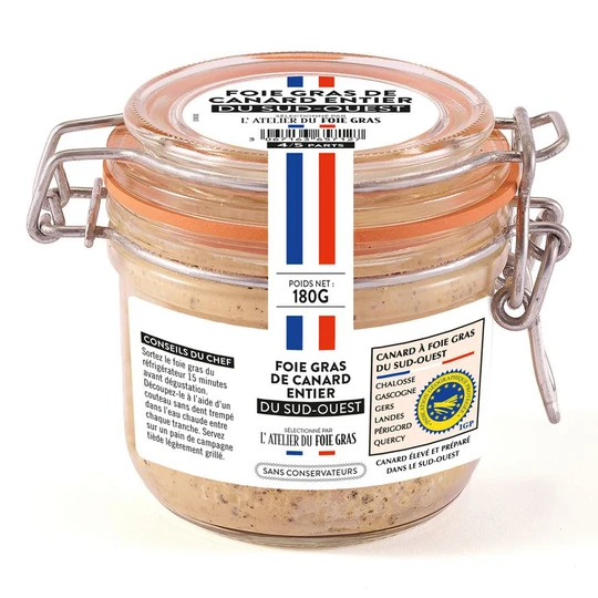 Foie gras de canard entier du Sud-Ouest IGP