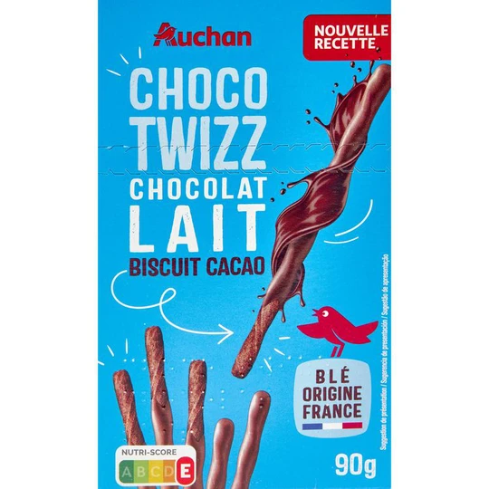 Biscuits nappés au chocolat au lait Choco Twizz