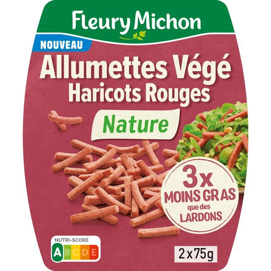 Allumettes végé nature haricots rouges