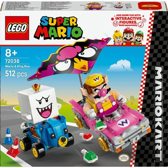 Super Mario 72038 - Mario Kart : Wario et Roi Boo