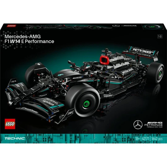 LEGO Technic 42171 Mercedes-AMG F1 W14 E Performance, Réplique, Décoration de Bureau