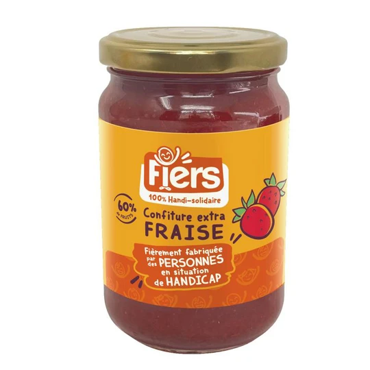 Confiture extra fraise 60% de fruits