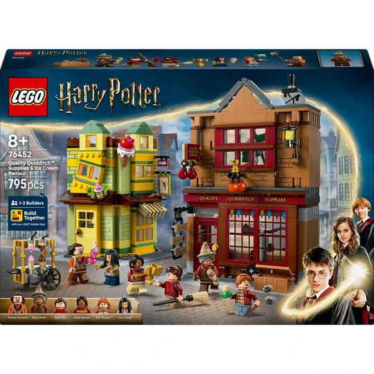 Harry Potter 76452 - Magasin d accessoires de Quidditch et Marchand de glace