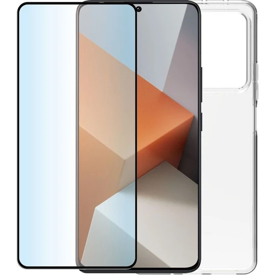 Coque+Verre trempé pour Xiaomi Redmi Note 13 5G - Transparent