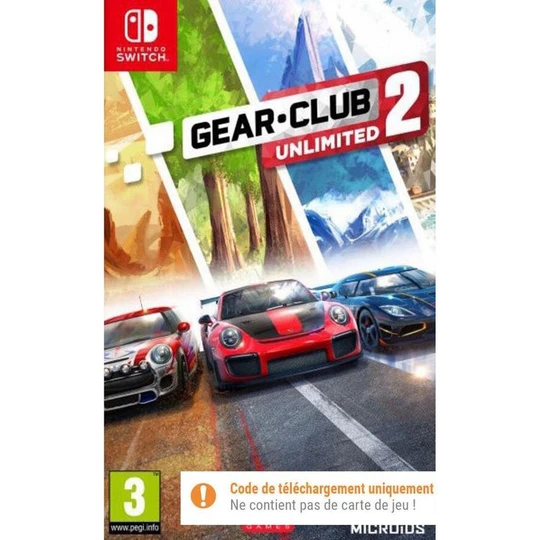 Gear.Club Unlimited 2 Nintendo Switch - Code de Téléchargement