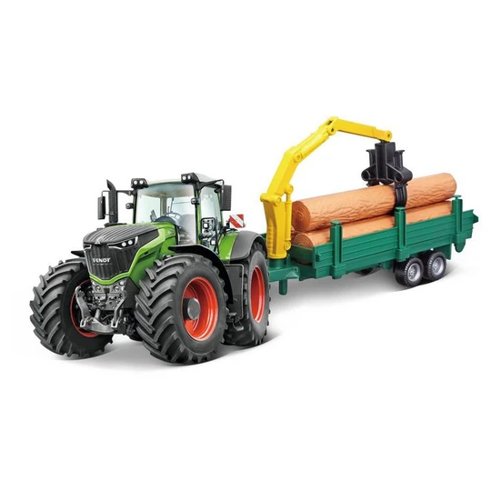 Tracteur + remorque Fendt à friction 1/43ème