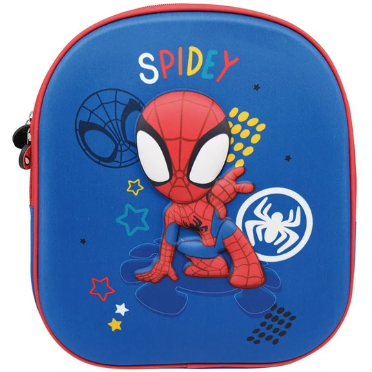 Sac maternelle 3D bleu Spiderman