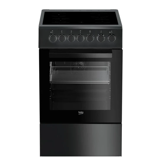 Cuisinière vitrocéramique FSS57100GAC - 50 cm, 4 Foyers