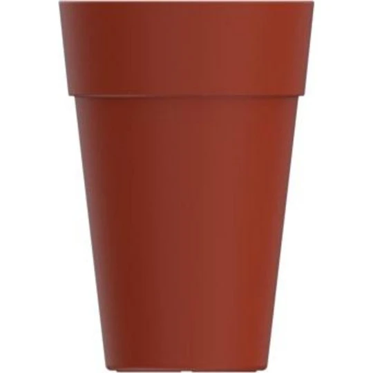 Pot en plastique ICFAL - Rouge marsala - 35cm