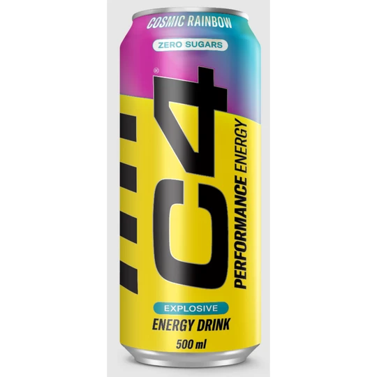 Boisson énergisante cosmic rainbow sans sucres boîte