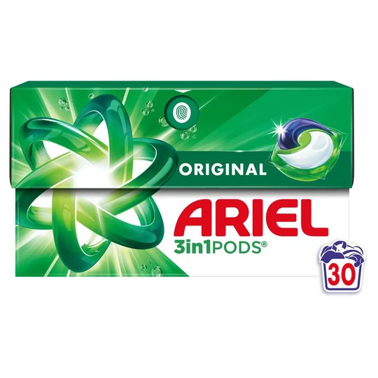 Pods lessive capsules tout en 1 détergent original