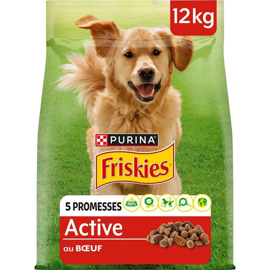 Croquettes Active au boeuf pour chien