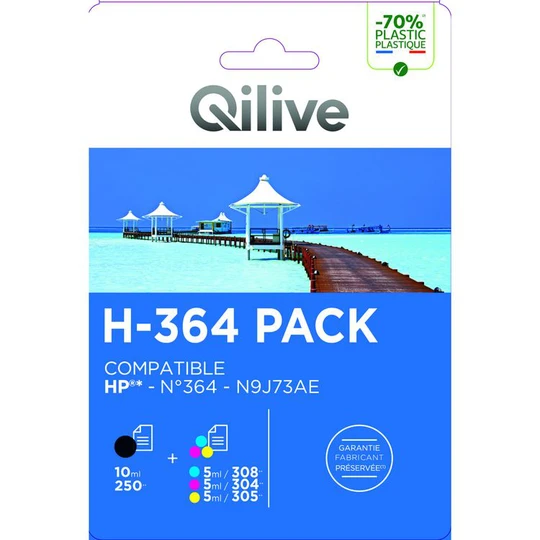 Cartouche 4 Couleurs H-364 PACK
