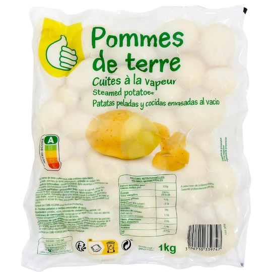 Pommes de terre cuites à la vapeur