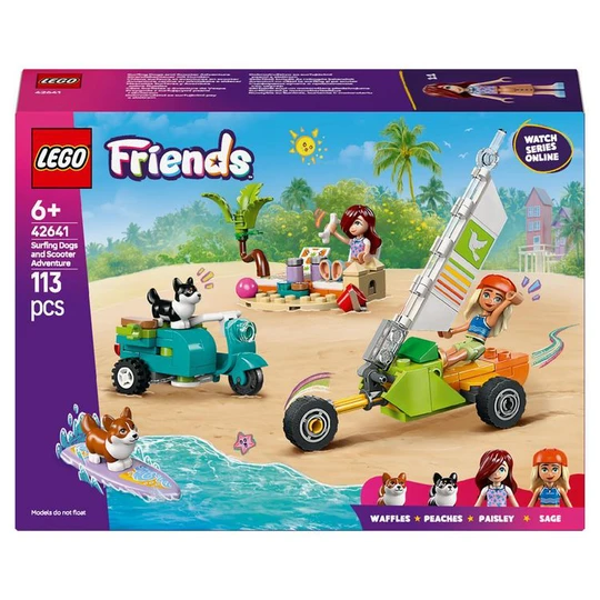 Friends 42641 - Chiens Surfeurs et Aventures en Scooter