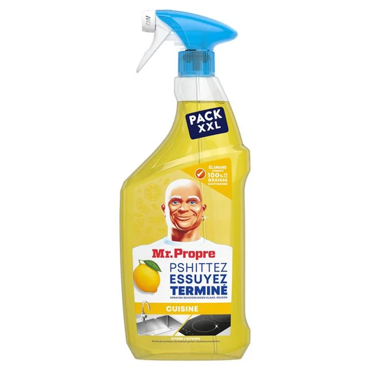 Spray cuisine système anti-poussière au citron