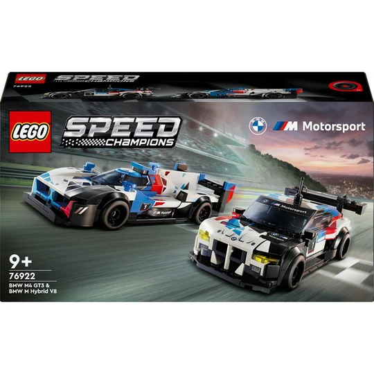 LEGO Speed Champions 76922 Voitures de Course BMW M4 GT3 et BMW M Hybrid V8, Idée Cadeau
