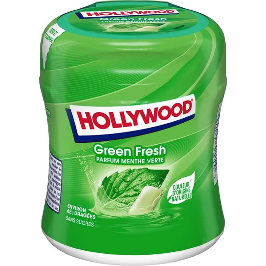 Chewing gum Fresh greensfresh sans sucres
