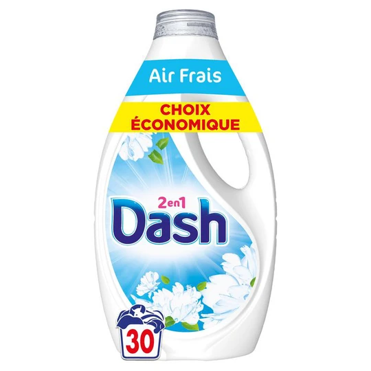 Détergent liquide air frais et fleurs blanches