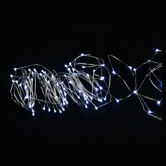 Guirlande Extérieure 100 LED Blanc Froid 14.9 m