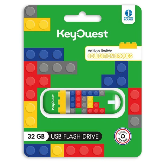 Clé USB 32Go Brique Verte