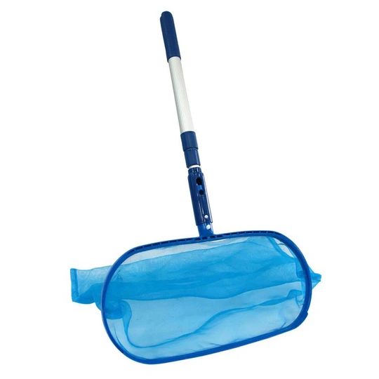 Epuisette ovale avec manche télescopique
