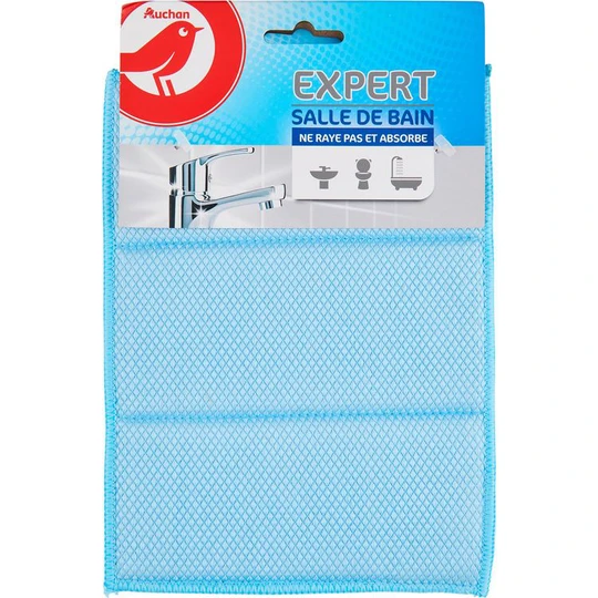 Lavette microfibre salle de bain 32x32cm