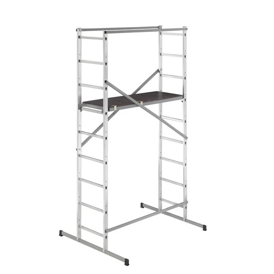 Echafaudage roulant d'escalier 4m en aluminium - HOBBYSTEP H4