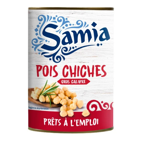 Pois chiches gros calibre prêt à l'emploi
