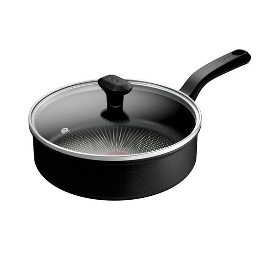 Sauteuse 24cm avec couvercle en verre tous feux dont induction RECYCOOK