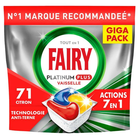 Platinum Plus produits de vaisselle citron