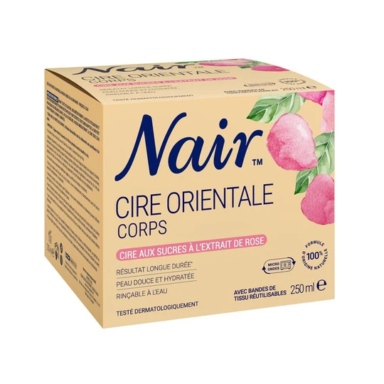 Cire orientale corps aux sucres à l'extrait de rose