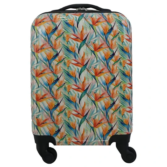 Valise rigide ABS multi-couleur 4 roues 50x32x21cm Fantasy