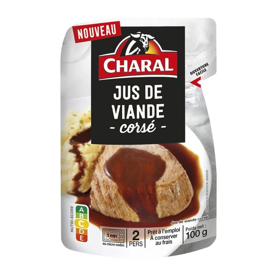 Jus de viande corsé