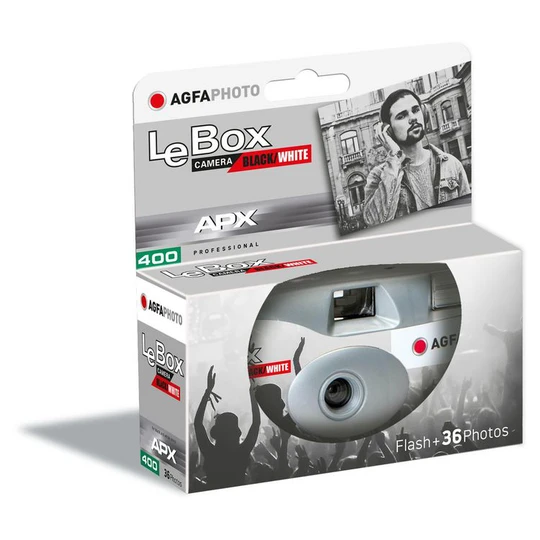 Appareil photo jetable LeBox Black/White Flash + 36 photos